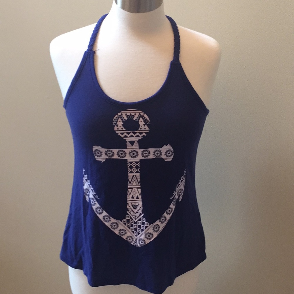 Blue tank